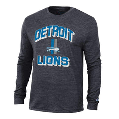 Detroit Lions Champion Ultimate Tri-Blend Long Sleeve T-Shirt