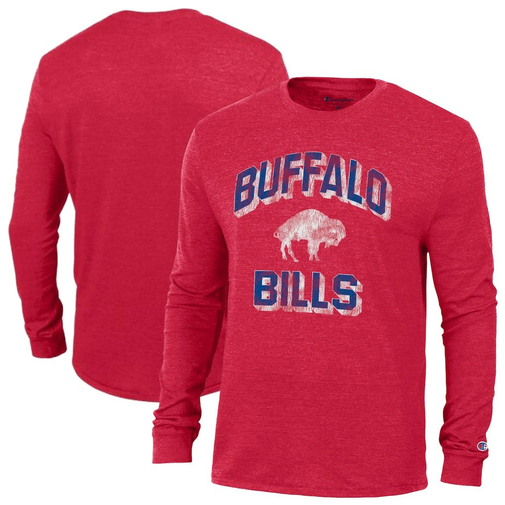 Buffalo Bills Champion Ultimate Tri-Blend Long Sleeve T-Shirt