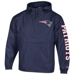 New England Patriots Champion Packable Windbreaker Half-Zip Jacket