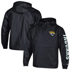 Jacksonville Jaguars Champion Packable Windbreaker Half-Zip Jacket