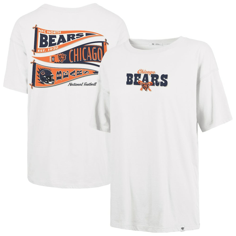 Chicago Bears 47 brand '47 Women's Bow & Banner Sadie T-Shirt