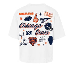 Chicago Bears 47 brand '47 Women's Collage Script Reed City T-Shirt