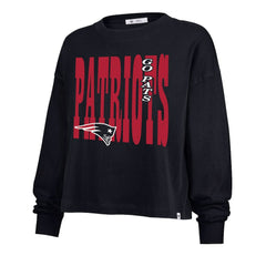 New England Patriots 47 brand '47 Women's Stacked Sydney Long Sleeve T-Shirt