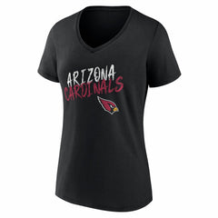 Arizona Cardinals Women's Hustle Personalized Name & Number V-Neck T-Shirt