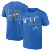 Detroit Lions Hustle Personalized Name & Number T-Shirt