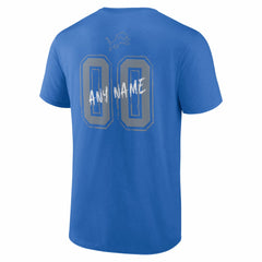 Detroit Lions Hustle Personalized Name & Number T-Shirt