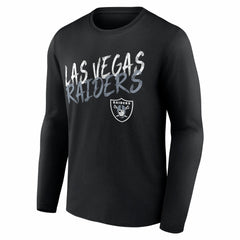 Las Vegas Raiders Hustle Personalized Name & Number Long Sleeve T-Shirt