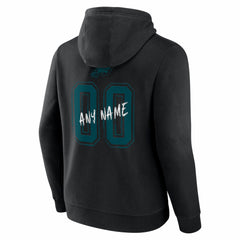Philadelphia Eagles Hustle Personalized Name & Number Hoodie