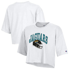 Jacksonville Jaguars Champion Women's Boyfriend Cropped T-Shirt