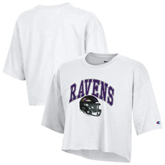 Baltimore Ravens Champion Women's Boyfriend Cropped T-Shirt