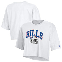 Buffalo Bills Champion Women's Boyfriend Cropped T-Shirt