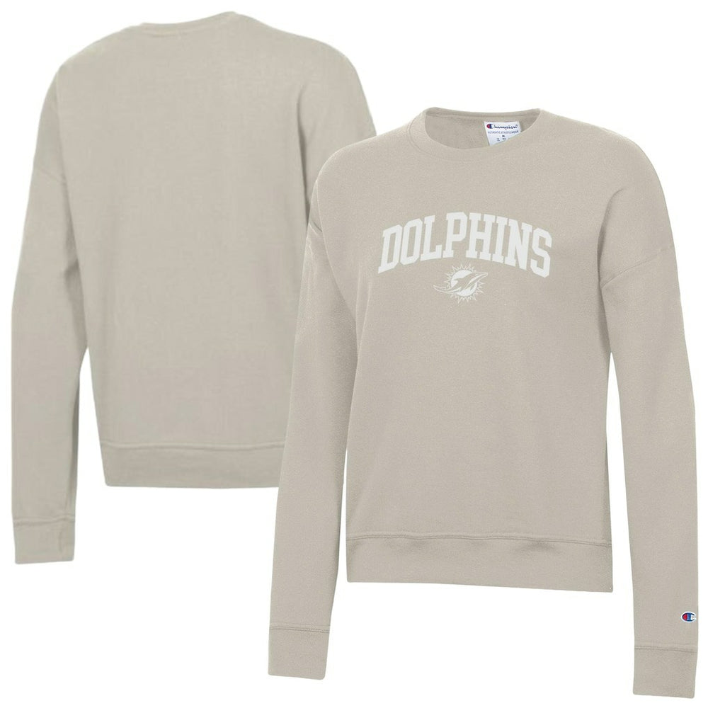 Miami Dolphins Champion Women's Powerblend Cocoa Butter Fleece Sweatshirt