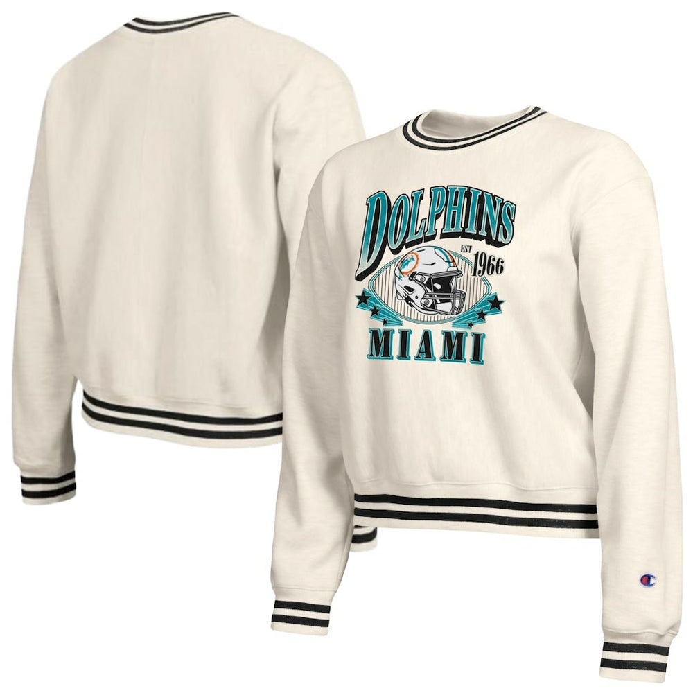 Miami Dolphins Champion Women's Reverse Weave Fleece Sweatshirt