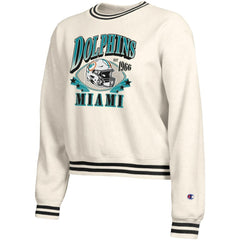 Miami Dolphins Champion Women's Reverse Weave Fleece Sweatshirt