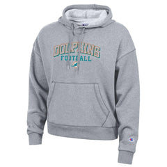Miami Dolphins Champion Women's Triumph Tri-Blend Hoodie