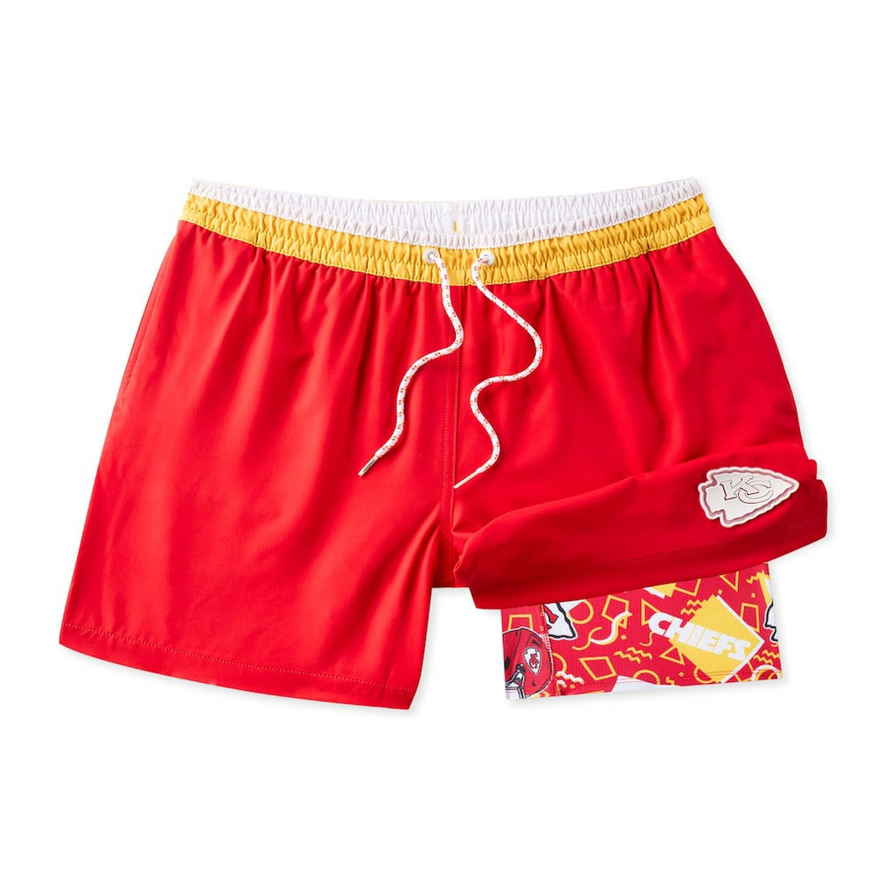 Kansas City Chiefs Chubbies The Secret Lined Swim Trunks