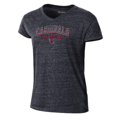 Arizona Cardinals Champion Women's Triumph Tri-Blend V-Neck T-Shirt