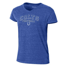 Indianapolis Colts Champion Women's Triumph Tri-Blend V-Neck T-Shirt
