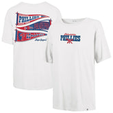 Philadelphia Phillies '47 Women's Bow & Banner Sadie T-Shirt | MLB Online