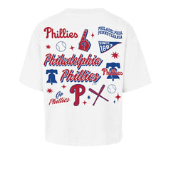 Philadelphia Phillies '47 Women's Collage Script Reed City T-Shirt | MLB On Sale