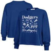 Los Angeles Dodgers '47 Women's Team Collage Sydney Long Sleeve T-Shirt | MLB Outlet