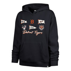 Detroit Tigers '47 Women's Bow & Banners Naomi Hoodie | MLB US
