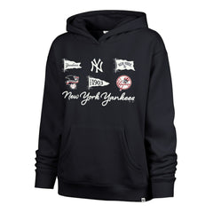 New York Yankees '47 Women's Bow & Banners Naomi Hoodie | MLB Discount