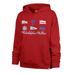 Philadelphia Phillies '47 Women's Bow & Banners Naomi Hoodie | MLB Outlet