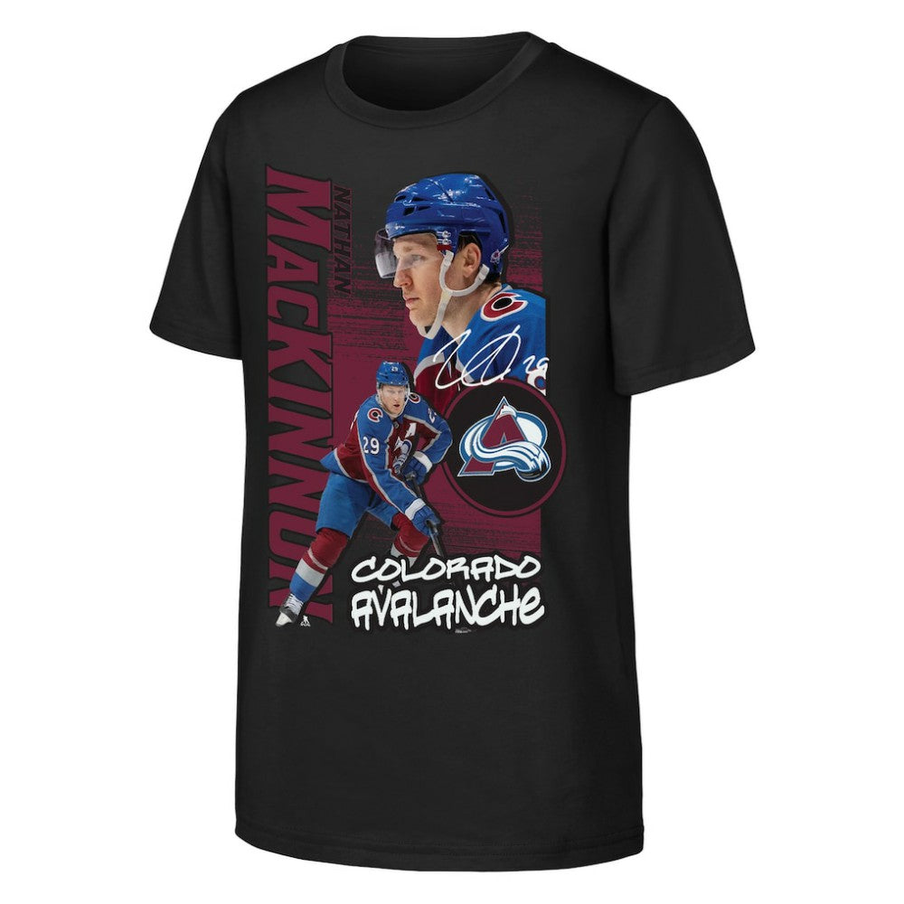 Nathan MacKinnon Colorado Avalanche Outerstuff Youth Playmaker T-Shirt Sale