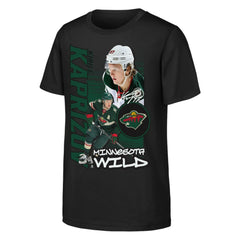 Kirill Kaprizov Minnesota Wild Outerstuff Youth Playmaker T-Shirt On Sale