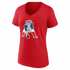 New England Patriots Drake Maye Women's Nickname V-Neck T-Shirt