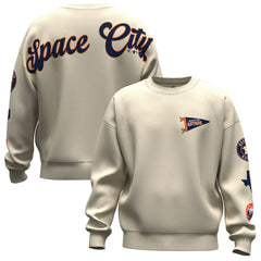 Houston Astros Fanatics Unisex Spirit Jersey Fleece Crewneck Pennant Sweatshirt | MLB For sale