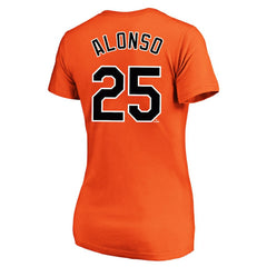 Pete Alonso Baltimore Orioles Profile Women's Plus Size Name & Number V-Neck T-Shirt | MLB Discount