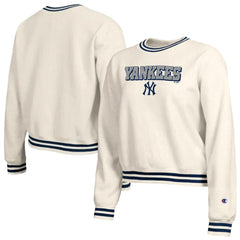 New York Yankees Champion Women's Reverse Weave Sweatshirt | MLB Online