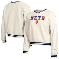 New York Mets Champion Women's Reverse Weave Sweatshirt | MLB Discount