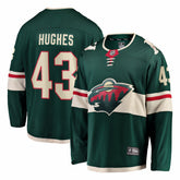 Quinn Hughes Minnesota Wild Fanatics Home Breakaway Jersey Green
