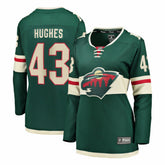 Quinn Hughes Minnesota Wild Fanatics Women's Home Breakaway Jersey Green