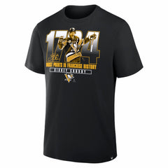 Sidney Crosby Pittsburgh Penguins Most Points in Franchise History T-Shirt On Sale