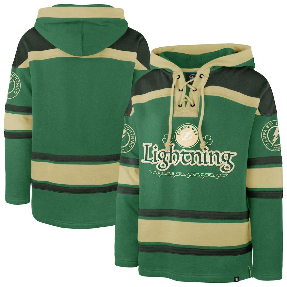 Tampa Bay Lightning '47 McLucky Superior Lacer Hoodie On Sale