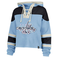 Alexander Ovechkin Washington Capitals '47 Women's Cherry Blossom Superior Lacer Cropped Pullover Hoodie Online