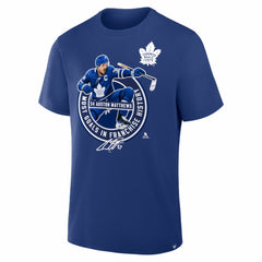 Auston Matthews Toronto Maple Leafs Most Goals in Franchise History T-Shirt Sale