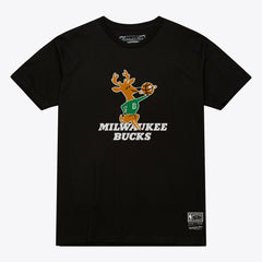 Milwaukee Bucks Unisex Hardwood Classics Arch T-Shirt On Sale