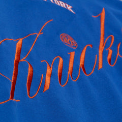 New York Knicks Women's Hardwood Classics Script Lightweight Sweatshirt On Sale