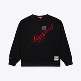 Denver Nuggets Women's Hardwood Classics Script Lightweight Sweatshirt sale On Sale
