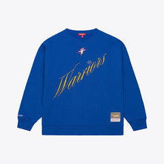 Golden State Warriors Women's Hardwood Classics Script Lightweight Sweatshirt sale Discount