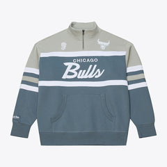 Chicago Bulls Thunderstorm Head Coach Quarter-Zip Jacket New