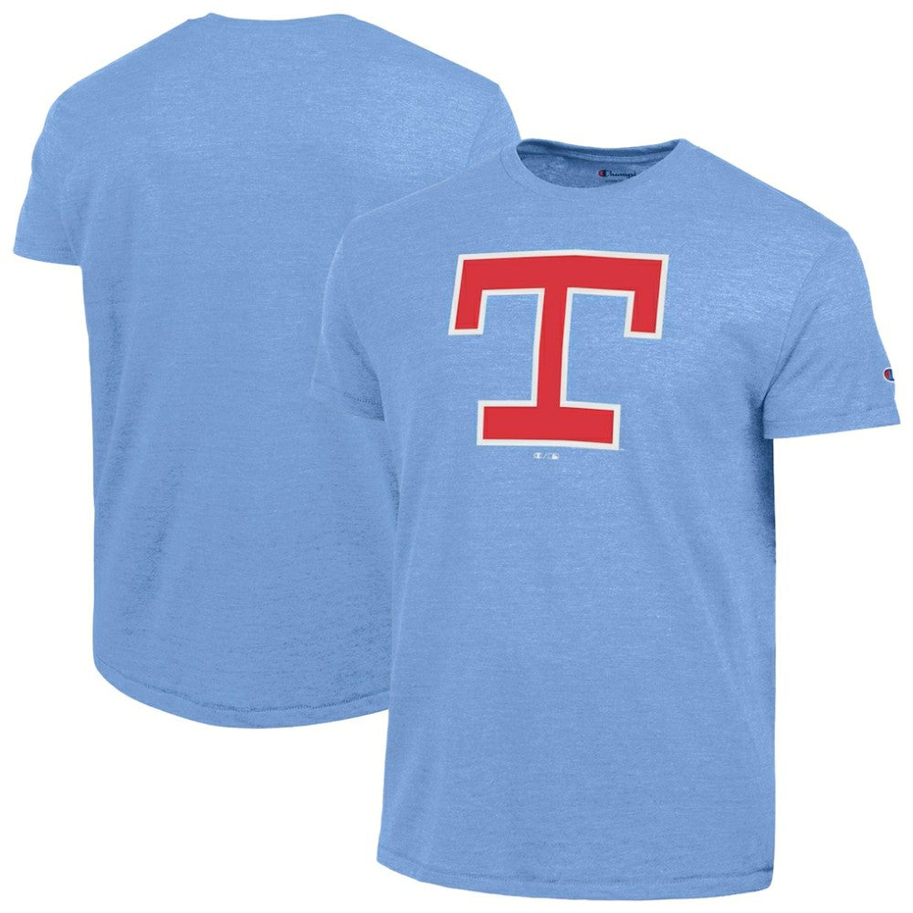 Texas Rangers Champion Cooperstown Logo Tri-Blend T-Shirt | MLB Shop