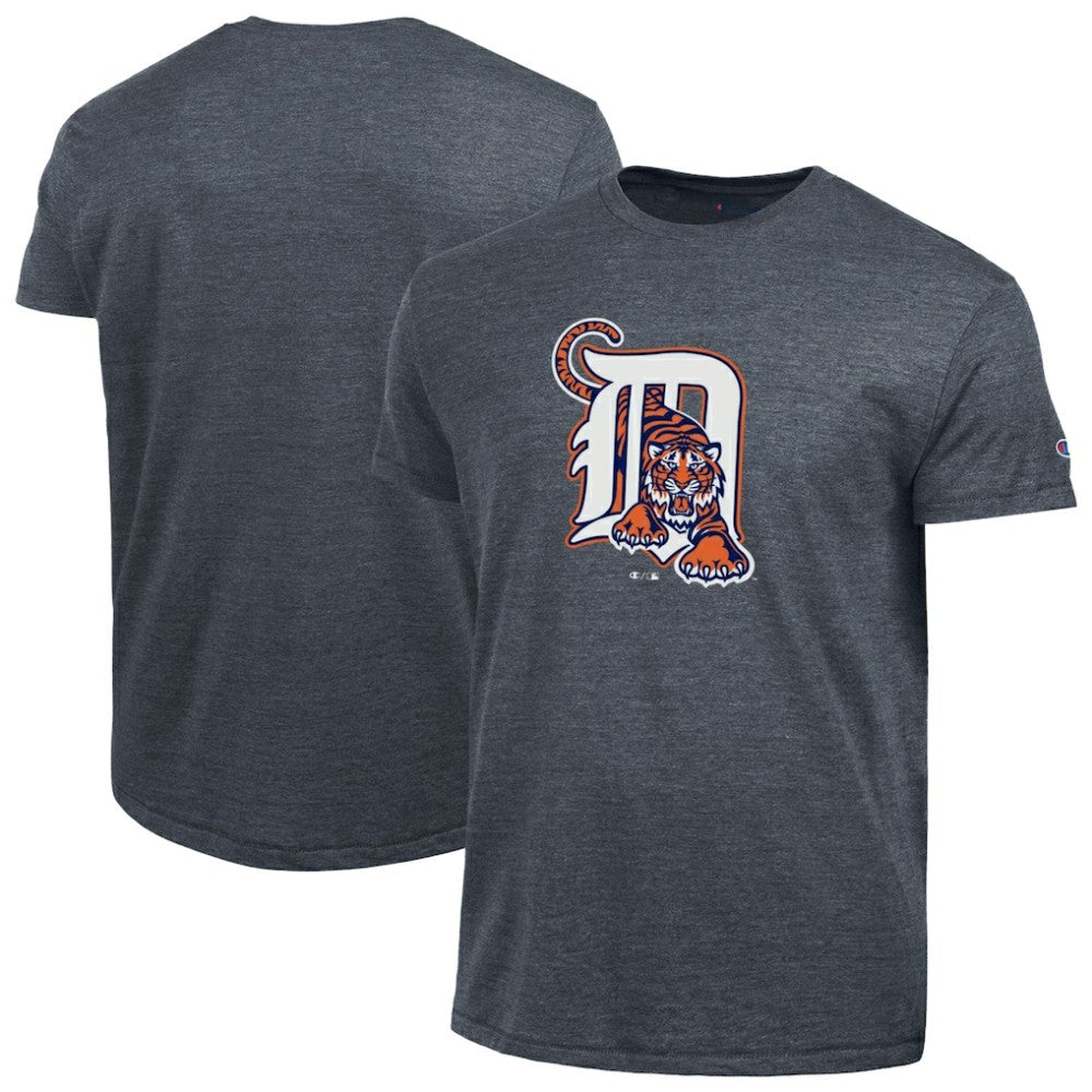 Detroit Tigers Champion Cooperstown Logo Tri-Blend T-Shirt | MLB For sale