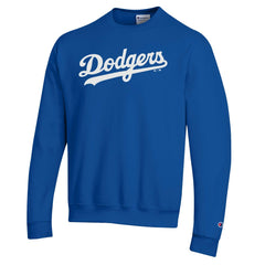 Los Angeles Dodgers Champion Powerblend Wordmark Sweatshirt | MLB On Sale