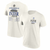 Inter Milan 2025 CWC US Tour T-Shirt Cream - Fanatics